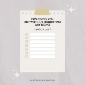 EN checklist developpemt