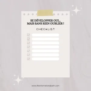 checklist developpemt checklist developpemt